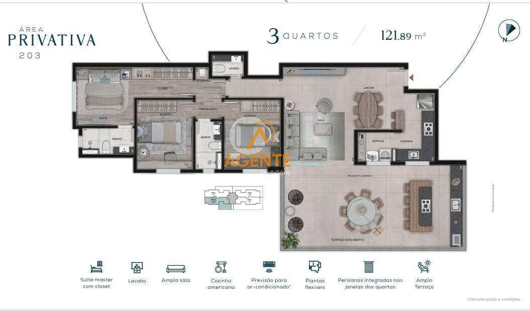 Apartamento de 3 quartos, 122m² no bairro Serra, em Belo Horizonte | Eu Corretor